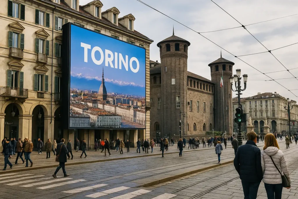 Mappa e aree chiave per la pubblicità a Torino centro (2025)