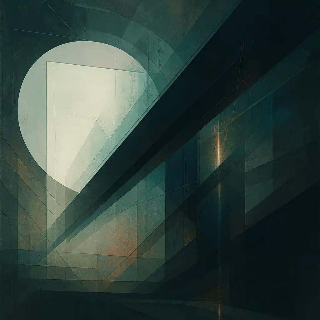 Rappresentazione astratta del concetto di pubblicità etica e impatto semplice e diretto